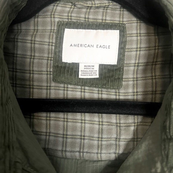 American Eagle Dresmy Draped Oversize Corduroy Sharket - Picture 4 of 4